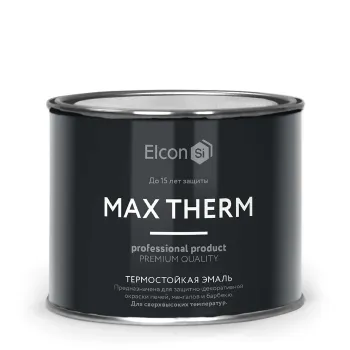 Изображение товара Эмаль термостойкая Elcon черная 0 4кг для высоких температур Изображение товара Эмаль термостойкая Elcon черная 0 4кг для высоких температур
