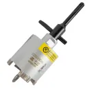 Коронка алмазная по бетону Hilberg Laser 68х60 4хM16 SDS+ с центрирующим сверлом_2