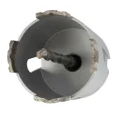 Коронка алмазная по бетону Hilberg Laser 68х60 4хM16 SDS+ с центрирующим сверлом_4