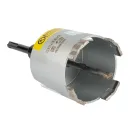 Коронка алмазная по бетону Hilberg Laser 72х60 4хM16 SDS+ с центрирующим сверлом_1