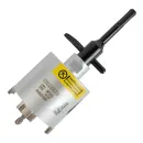 Коронка алмазная по бетону Hilberg Laser 72х60 4хM16 SDS+ с центрирующим сверлом_2