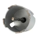 Коронка алмазная по бетону Hilberg Laser 72х60 4хM16 SDS+ с центрирующим сверлом_4