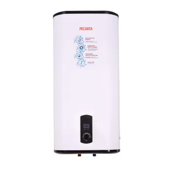 Изображение товара Электрический накопительный водонагреватель Ресанта ВН-100В на 100 литров Изображение товара Электрический накопительный водонагреватель Ресанта ВН-100В на 100 литров