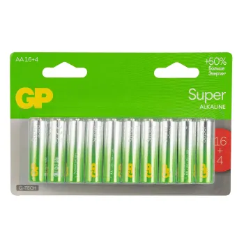 Изображение товара Батарейка алкалиновая GP Super Alkaline AA 20 шт Изображение товара Батарейка алкалиновая GP Super Alkaline AA 20 шт