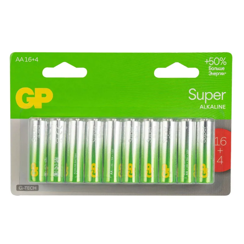 Батарейка алкалиновая LR6 АА GP Super Alkaline 20шт_1