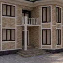 Покрытие декоративное АМК 995х1250мм №100 кирпич бежевый 0,9м²_3