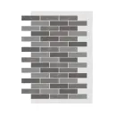 Покрытие декоративное АМК 995х1250мм №200 кирпич светло-серый 0,9м²_1