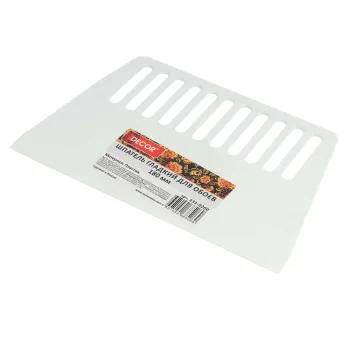 Изображение товара Шпатель прямой Decor 180 мм трапециевидной формы для отделочных работ Изображение товара Шпатель прямой Decor 180 мм трапециевидной формы для отделочных работ