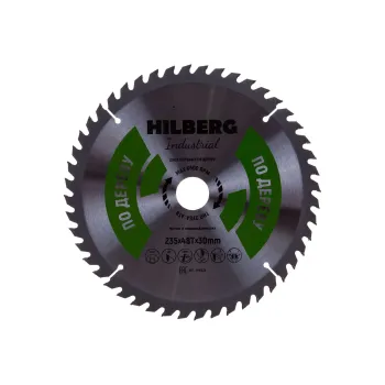 Изображение товара Диск пильный по дереву Hilberg 235×48T-30 для циркулярных пил Изображение товара Диск пильный по дереву Hilberg 235×48T-30 для циркулярных пил