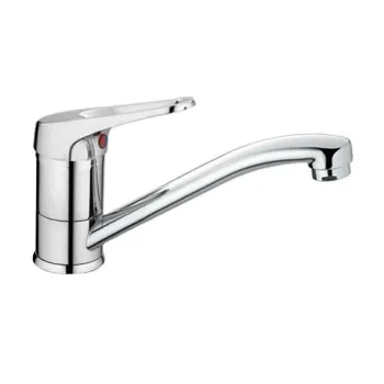 Изображение товара Смеситель для кухни Haiba HB4813 хром однорычажный стандартный излив Изображение товара Смеситель для кухни Haiba HB4813 хром однорычажный стандартный излив