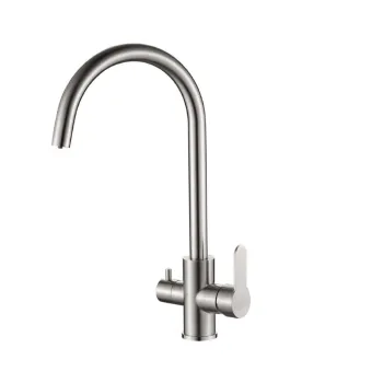 Изображение товара Смеситель для кухни Haiba HB76801 однорычажный стильный надежный Изображение товара Смеситель для кухни Haiba HB76801 однорычажный стильный надежный