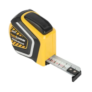 Изображение товара Рулетка Hanskonner 8м автостоп магнитный зацеп двухсторонняя Изображение товара Рулетка Hanskonner 8м автостоп магнитный зацеп двухсторонняя