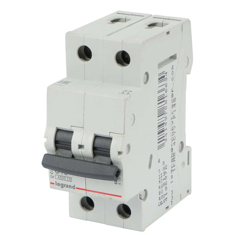 Выключатель автоматический двухполюсный C 16А 4.5кА Legrand RX3_1