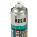 Краска для декоративных работ Kudo Deco Flex жидкая резина прозрачная 520 мл_4