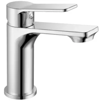 Изображение товара Смеситель для раковины Haiba HB10559 хром однорычажный стильный и надежный Изображение товара Смеситель для раковины Haiba HB10559 хром однорычажный стильный и надежный