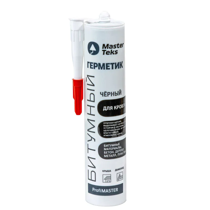 Герметик битумный MasterTeks черный 260 мл_1