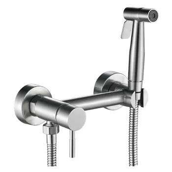 Изображение товара Смеситель с гигиеническим душем Haiba HB5520 хром для ванной Изображение товара Смеситель с гигиеническим душем Haiba HB5520 хром для ванной