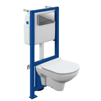 Комплект инсталляции Cersanit Link Pro с унитазом City Clean On (64121)