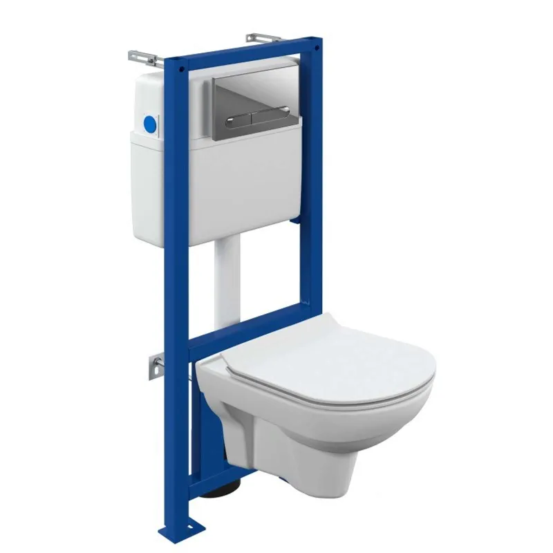 Комплект инсталляции Cersanit Link Pro с унитазом City Clean On (64121)_1