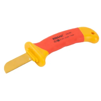 Изображение товара Диэлектрический нож Кобальт 180 мм для электриков и электромонтажных работ Изображение товара Диэлектрический нож Кобальт 180 мм для электриков и электромонтажных работ