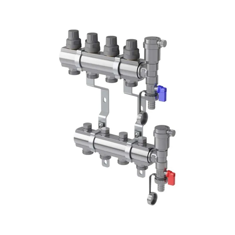 Коллекторная группа Royal Thermo 1" евроконус 3/4" на 10 выходов_1