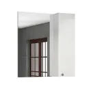 Зеркало шкаф Comforty Прага 60 дуб белый_2