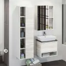 Зеркало-шкаф Comforty Прага-60 дуб белый 00004147599CF_1