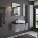 Шкаф пенал подвесной Comforty Эдинбург 40 бетон светлый_2