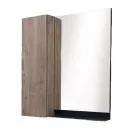 Зеркало шкаф Comforty Кёльн 75 дуб темный_2