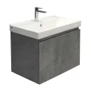 Изображение товара Тумба подвесная Comforty Осло-80 с раковиной Fest 80 бетон светлый