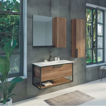 Изображение товара Тумба подвесная Comforty Бонн 90 с черной матовой раковиной Изображение товара Тумба подвесная Comforty Бонн 90 с черной матовой раковиной