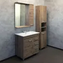 Шкаф пенал напольный Comforty Марио 40 дуб темный_2