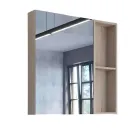 Зеркало шкаф Comforty Порто 75 дуб дымчатый_2