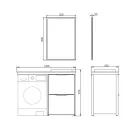 Зеркало Comforty Лозанна 55 серый матовый_3