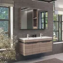 Зеркало шкаф Comforty Дуэт 50 дуб натуральный _2