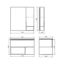 Тумба подвесная Comforty Франкфурт 75 с раковиной 75E бетон светлый_3