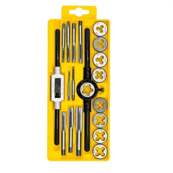 Изображение товара Набор метчиков и плашек Stayer M3-M12, 20 предметов Изображение товара Набор метчиков и плашек Stayer M3-M12, 20 предметов