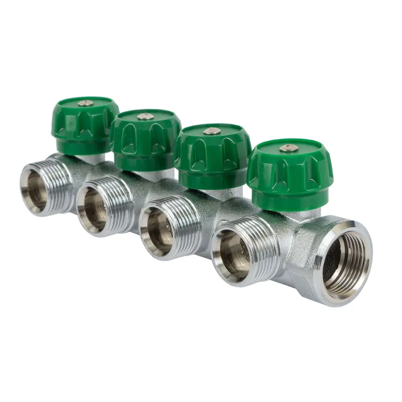 Коллектор регулирующий Stout 3/4", 4 отвода 3/4" евроконус_1