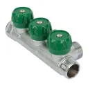 Коллектор регулирующий Stout 3/4", 3 отвода 3/4" евроконус_3