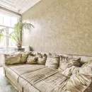 Краска декоративная FARBITEX PROFI Velvet c эффектом перламутрового бархата серебро 3 л_5