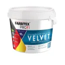 Краска декоративная FARBITEX PROFI Velvet c эффектом перламутрового бархата серебро 5 л_1