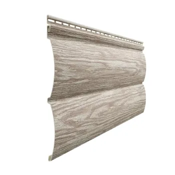 Изображение товара Сайдинг ПВХ Docke Lux Блок-Хаус орех 3600х243 мм для фасадов Изображение товара Сайдинг ПВХ Docke Lux Блок-Хаус орех 3600х243 мм для фасадов