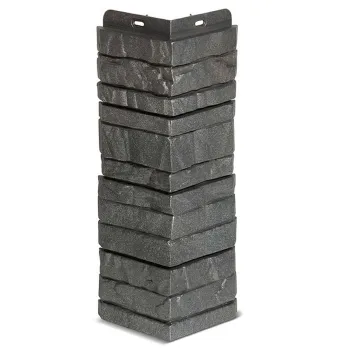 Изображение товара Пластиковый наружный угол Docke Stein антрацит 145х145 мм для фасада Изображение товара Пластиковый наружный угол Docke Stein антрацит 145х145 мм для фасада