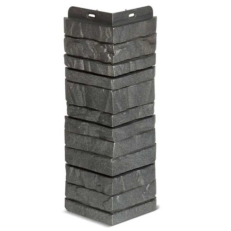 Угол наружный Docke Stein 145х145х400мм антрацит_1