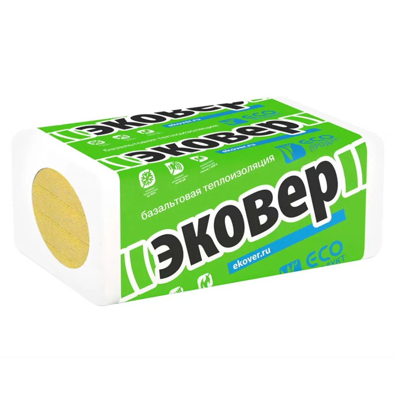 Утеплитель Эковер Фасад-Декор Оптима 135 1000x600x100 мм 3 штуки в упаковке_1