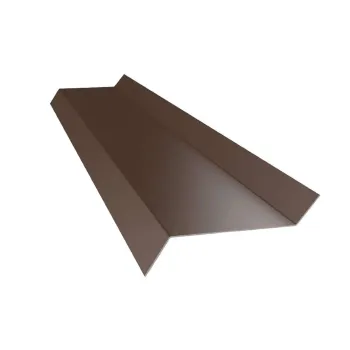 Изображение товара Планка отлива 100х30х2000 0,45 мм коричневый шоколад для окон и дверей Изображение товара Планка отлива 100х30х2000 0,45 мм коричневый шоколад для окон и дверей
