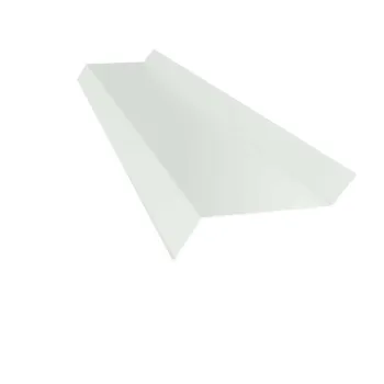 Изображение товара Планка отлива 100х30х2000 белая металл защитный элемент для окон и фасадов Изображение товара Планка отлива 100х30х2000 белая металл защитный элемент для окон и фасадов