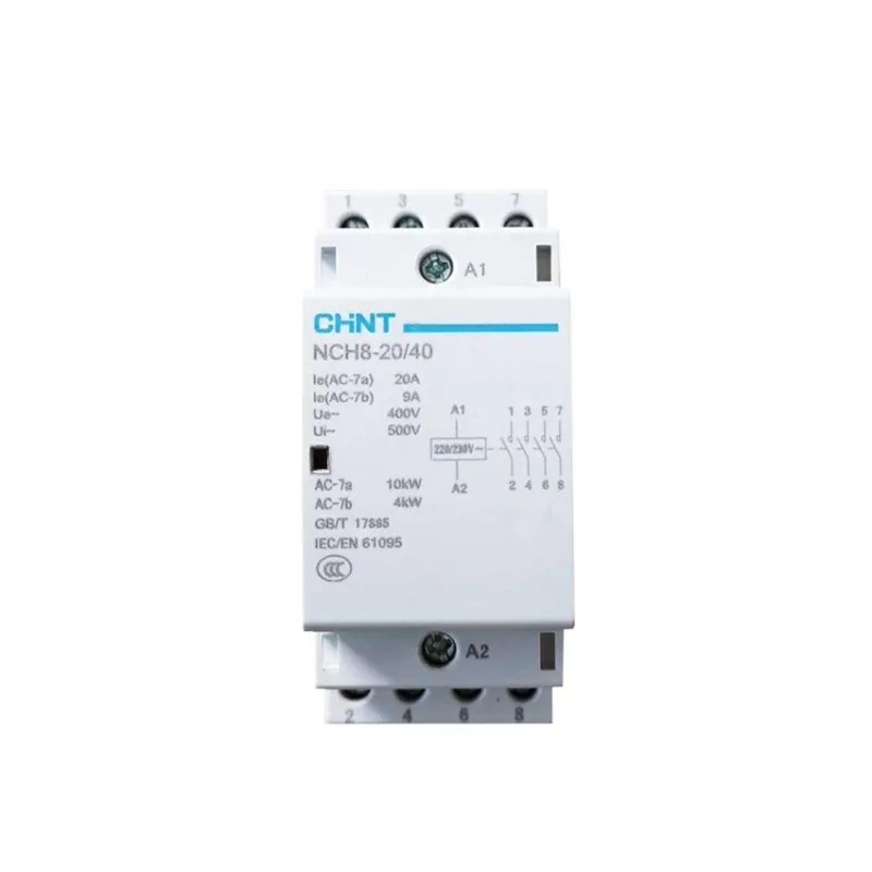 Контактор модульный NCH8-20/40 AC 4НО 20А 220-230В CHINT_1