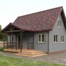 Черепица Ондувилла 3D 1070х400мм красный бархат_4