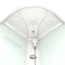 Душевая кабина Domani-Spa Delight Slim 99 высокий поддон 90х90х218 см черные стекла_2